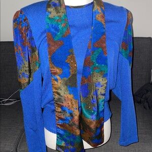 I.imagnin vintage top with detached scarf